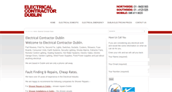 Desktop Screenshot of electricalcontractordublin.com