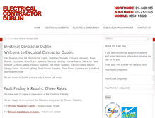 Tablet Screenshot of electricalcontractordublin.com